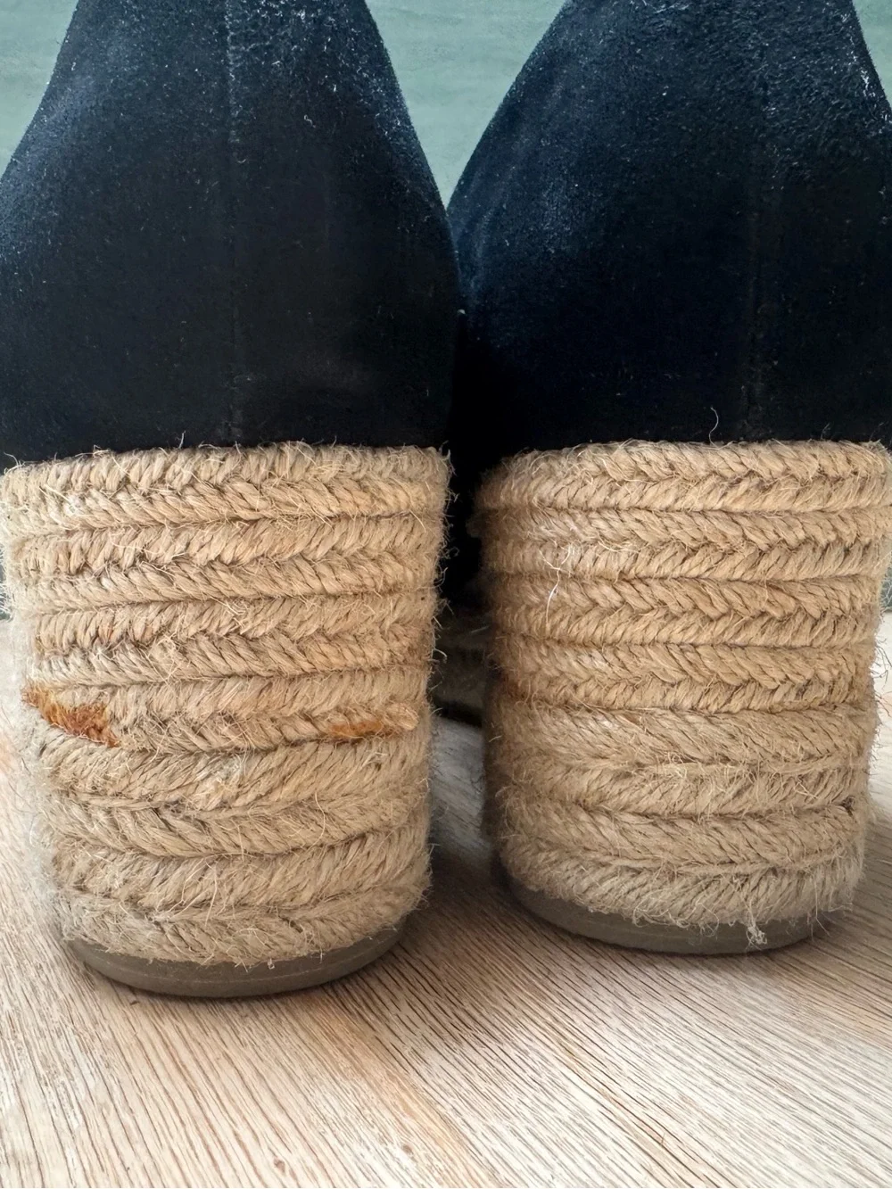 Bettye Muller Suede Espadrilles with Laces 9M